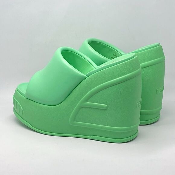 Fendi Leather Wedge Sandals size 38 - Picture 8 of 16